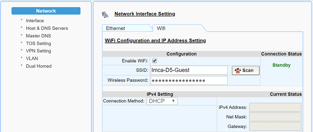 how to get a wifi password with a ipv4 adress